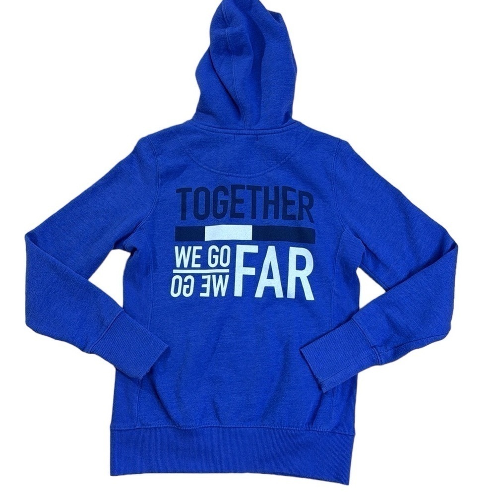 Peloton “Together” Royal Blue Full Zip Hoodie Womens XS - Picture 9 of 10